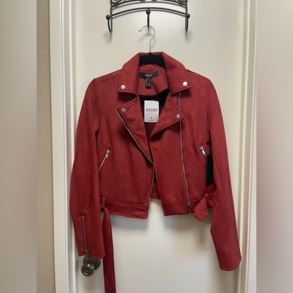 Forever 21 suede jacket NWT